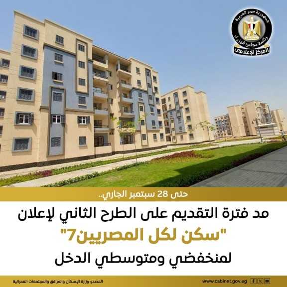 مد فترة التقديم لحجز وحدة سكنية يأتي استجابة للطلبات الواردة لصندوق الإسكان الاجتماعي