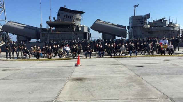 القوات البحرية المصرية تنقذ مركب يرفع العلم التركى فى عمق البحر المتوسط 