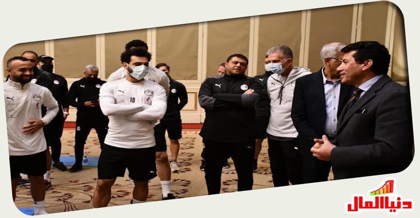 منتخب مصر - وزير الشباب 