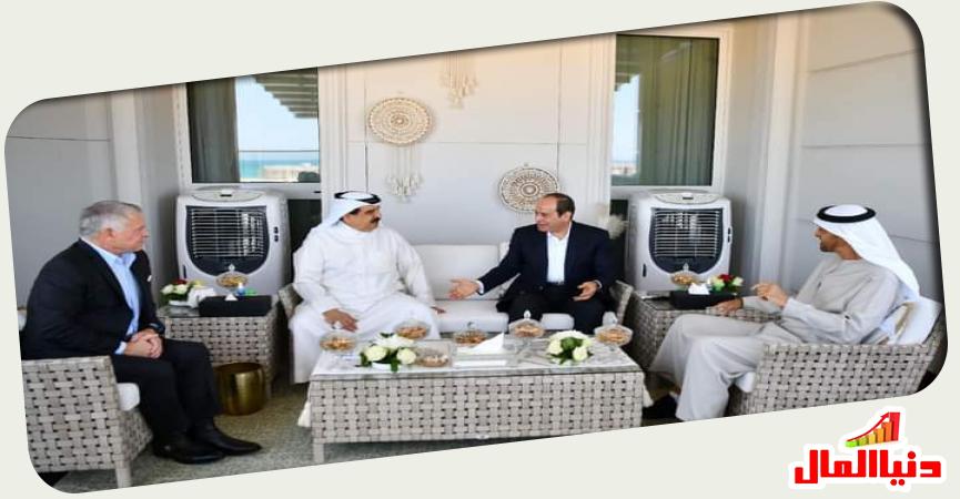 الرئيس السيسي وأصحاب الجلالة والسمو 