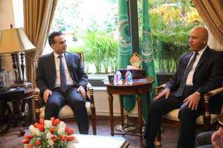 كامل الوزير يلتقي نظيره اللبناني لمناقشة طلب لبنان بتسيير خط رورو بين مصر ولبنان