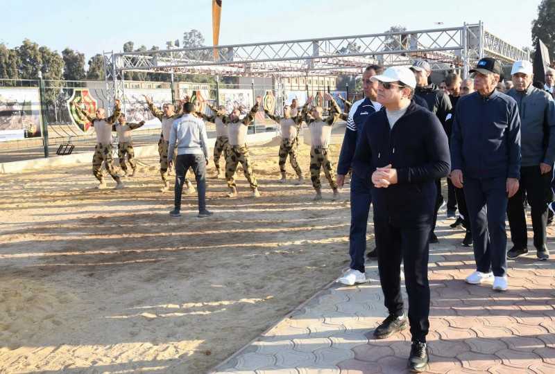 الرئيس عبد الفتاح السيسى فجر اليوم  بالأكاديمية العسكرية المصرية
