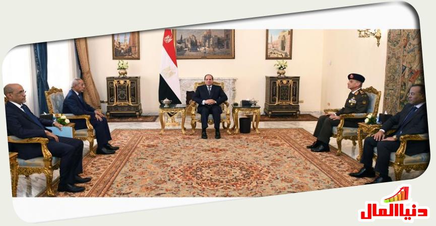 الرئيس عبد الفتاح السيسي -وزير الدفاع الوطني للجمهورية الإسلامية الموريتانية 
