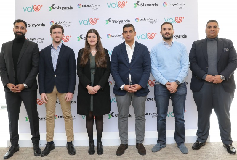 خلال توقيع الشركة  ڤاليو»  «Sixyards» و«La Liga» 