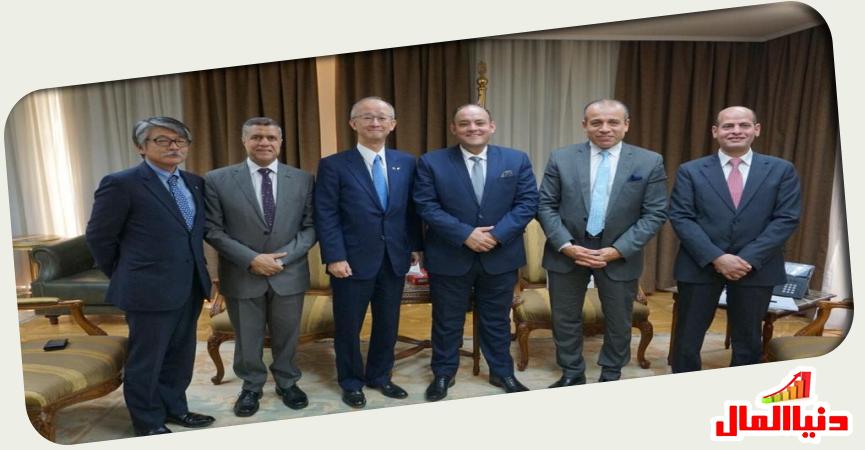 وزير التجارة والصناعة - الوفد الياباني