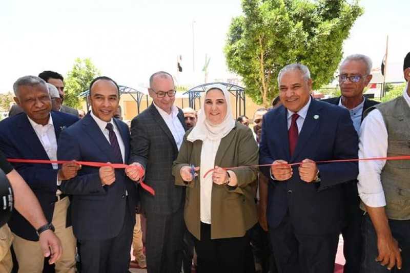 القباج تزور محافظة المنيا..وتتفقد مشروع تحسين سبل العيش والتغذية والتمكين للمرأة الريفية وأسرتها
