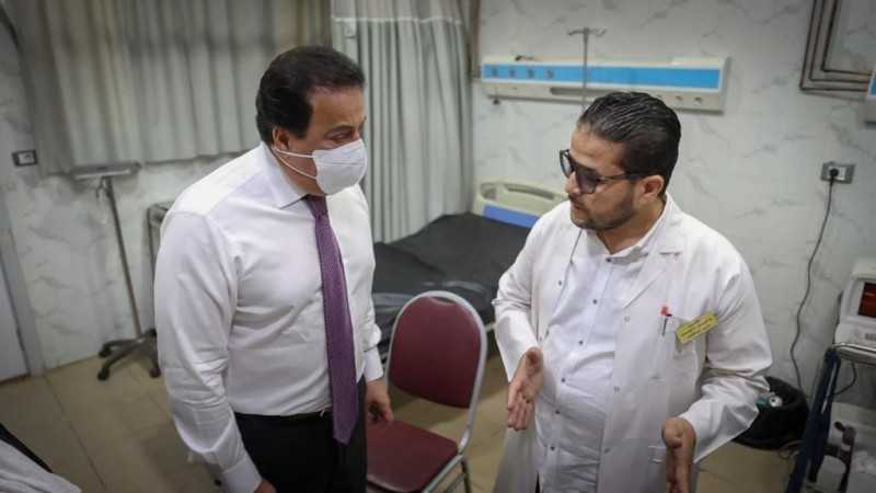 وزير الصحة يوجه بسرعة الانتهاء من قسم الرعاية المركزة في مستشفى «دار السلام العام»