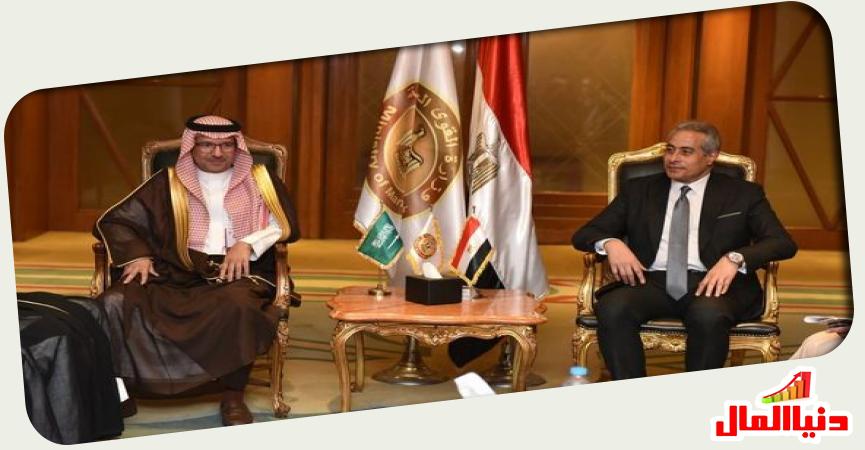 وزير القوى العاملة المصري -   نائب وزير الموارد البشرية السعودي