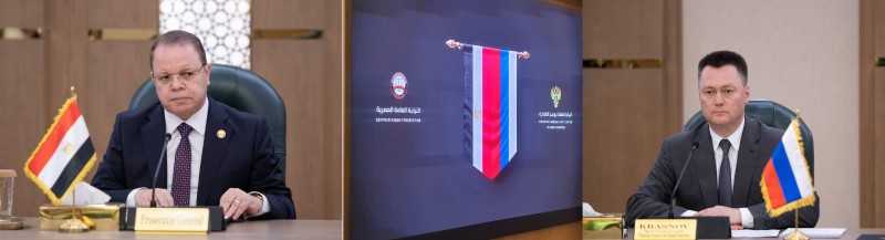 النائب العام الروسي يعرب ارتياح كبير لجود تفاعل بناء بين النيابة العامة المصرية والروسية