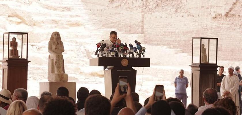 اكتشافات أثرية جديدة بجبانة سقارة الأثرية أكبر وأكمل ورشتين للتحنيط« آدمية وحيوانية »من عصري الأسرة الـ 30 والبطلمي