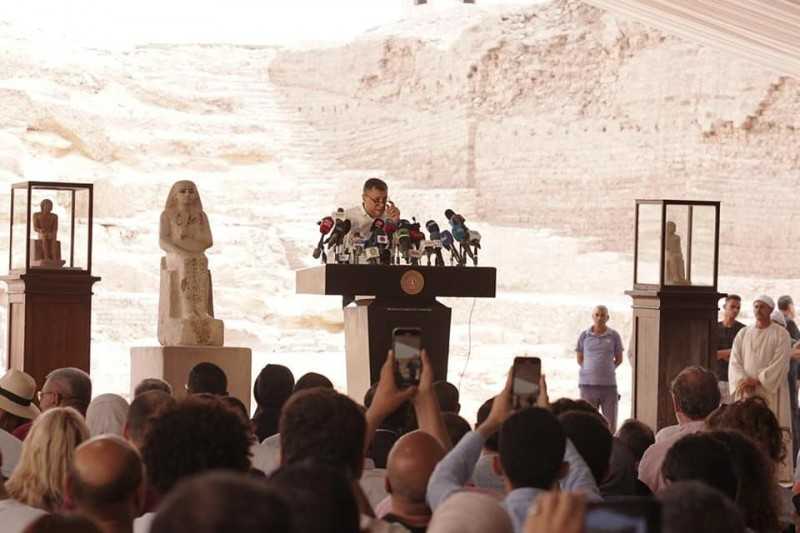 اكتشافات أثرية جديدة بجبانة سقارة الأثرية أكبر وأكمل ورشتين للتحنيط« آدمية وحيوانية »من عصري الأسرة الـ 30 والبطلمي