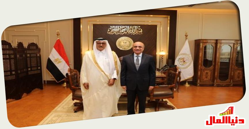 وزيرا العدل المصري والقطري 