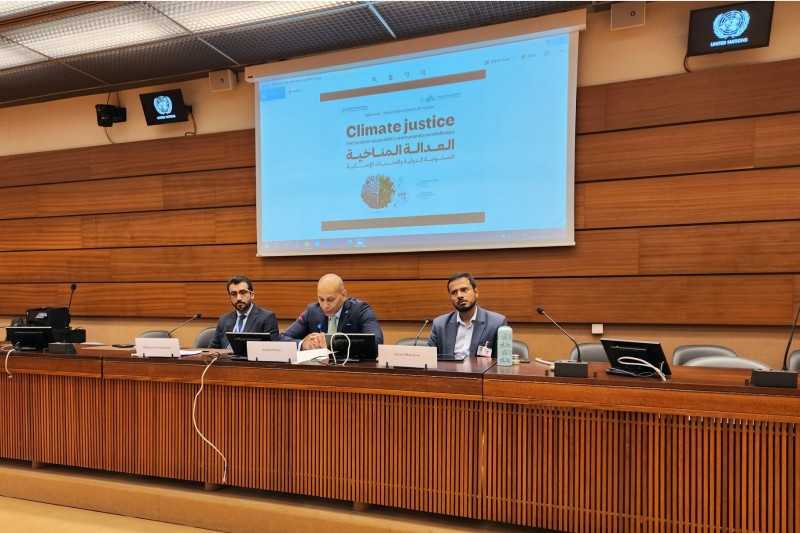 جسور إنترناشيونال” ينظم فعالية بجنيف حول “المسؤولية الدولية والعدالة المناخية”