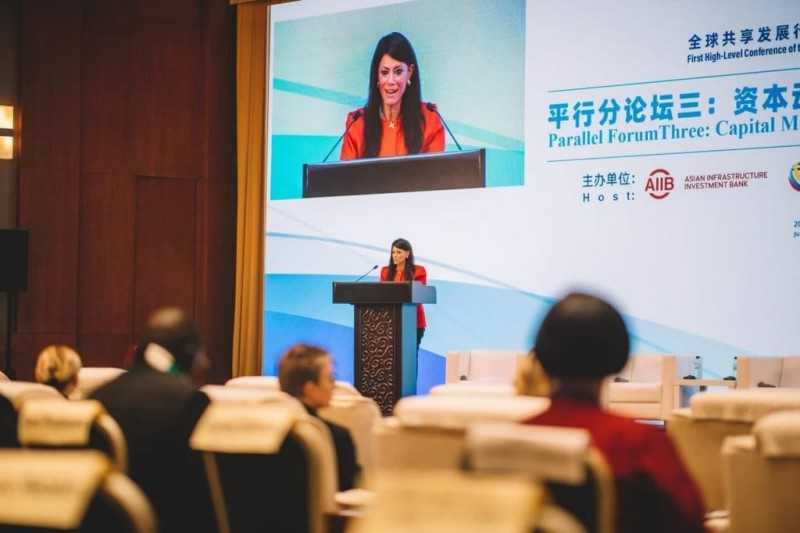رانيا المشاط :لابد من  استكشاف فرص دفع جهود التنمية المستدامة وتحفيز أجندة العمل المناخي