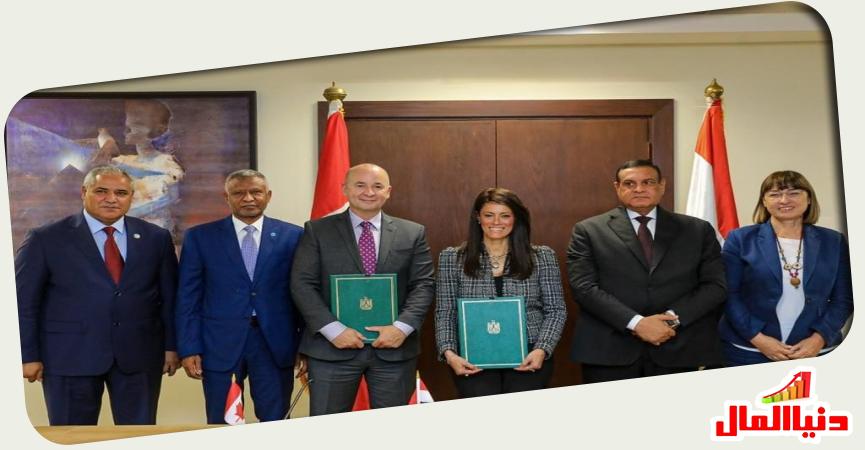 رانيا المشاط وزيرة التعاون الدولي- وزير التنمية المحلية -سفير كندا