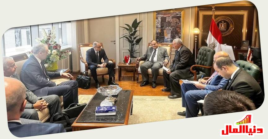  وزير التجارة والصناعة المصري -  نائب وزير الصناعة البيلاروسي