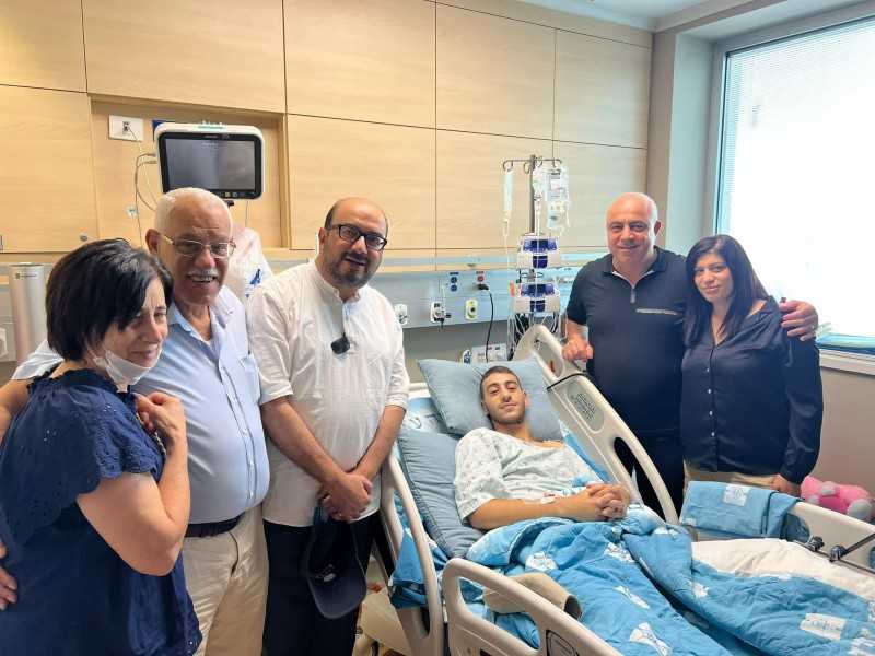 نبيل علام لعب نادي «أبناء سخنين» يمثُُل للشفاء في مستشفى هداسا بعد إصابته بطلق ناري