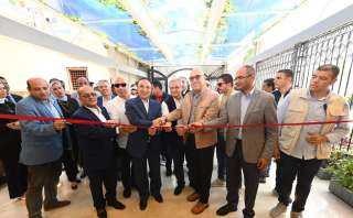 وزير الإسكان ومحافظ الإسكندرية يفتتحان الملحق الإدارى لشركة مياه الشرب بالإسكندرية بعد إعادة تأهيله
