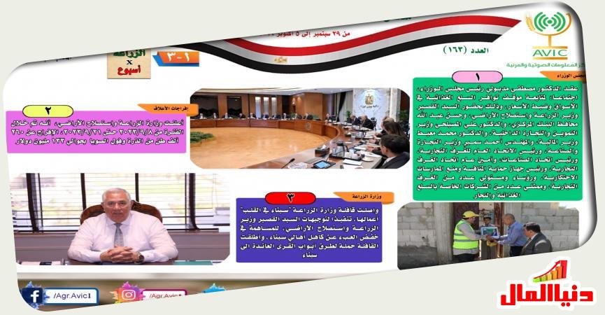 انفوجراف وزارة الزراعة 