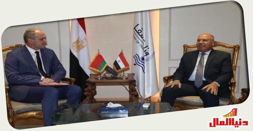 وزير النقل وسفير بيلاروسيا