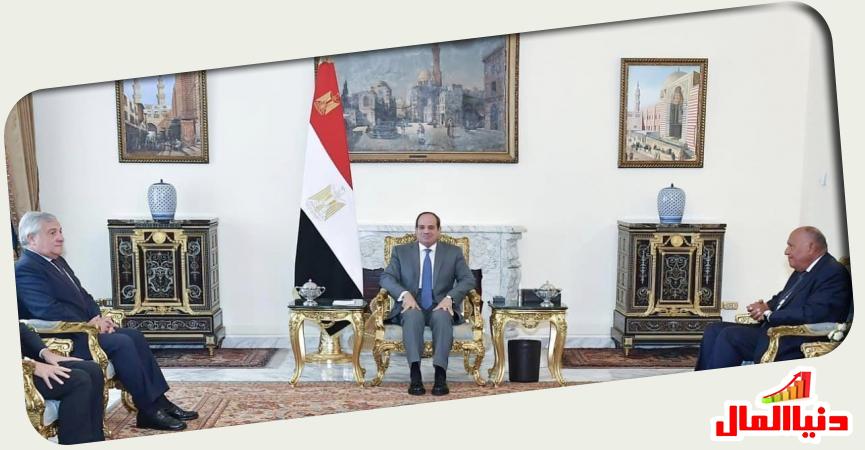 الرئيس السيسي  - وزير الشئون الخارجية  الإيطالي
