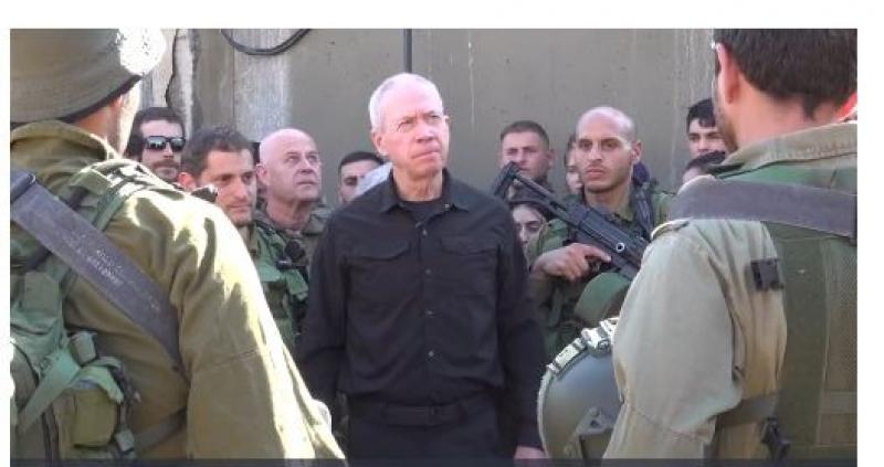 وزير جيش الاحتلال الإسرائيلي يجري تقييمًا للوضع العملياتي في الفرقة 91