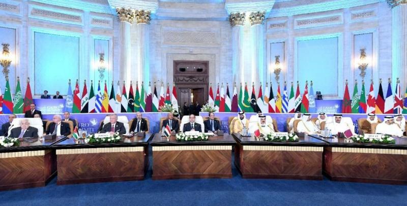 إسرائيل : مؤتمر قمة السلام بالقاهرة إسرائيل والعالم بإزدواجية المعايير في التعامل مع المدنيين في غزة