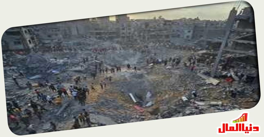 جباليا تحت الصف النازي  الإسرائيلي 