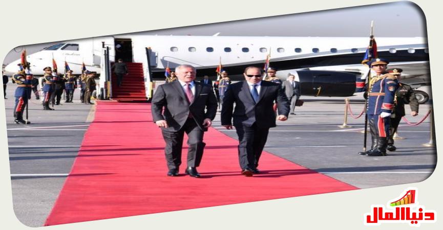  الرئيس عبد الفتاح السيسي - الملك عبد الله الثاني ملك الأردن