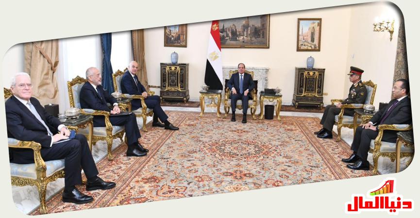 الرئيس خلال  اللقاء 