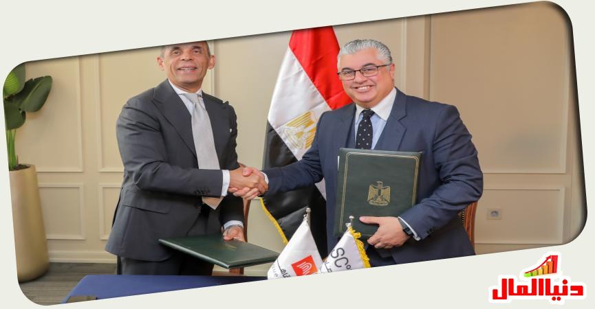 وليد جمال الدين رئيس المنطقة الاقتصادية - طارق فايد رئيس مجلس إدارة بنك القاهرة