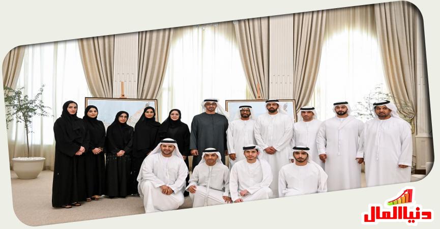 سمو الشيخ محمد بن زايد آل نهيان  وأعضاء الاتحاد 