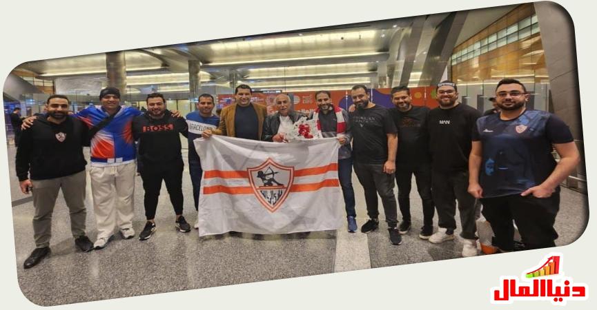حسين لبيب في مطار الدوحة 