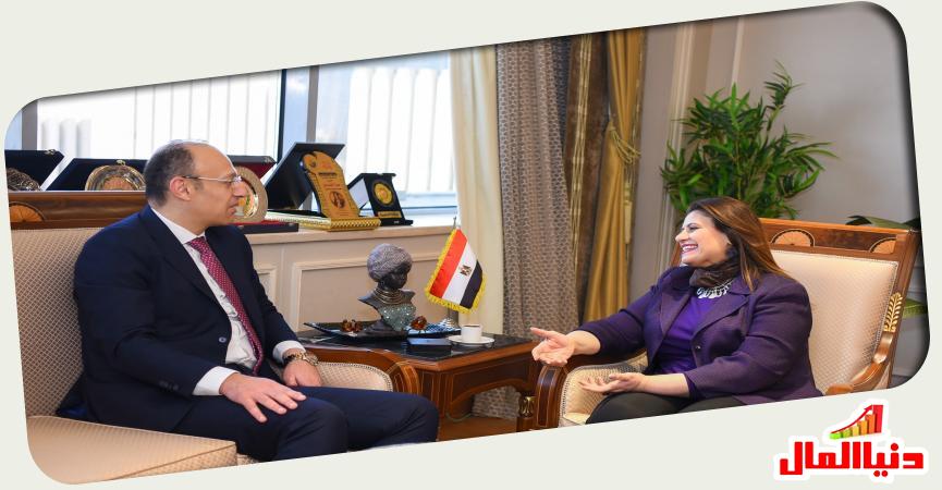 سها جندي، وزيرة الدولة للهجرة - السفير هيثم مختار قنصل مصرفي ملبورن