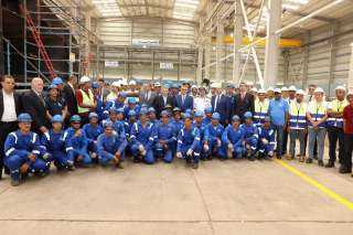 الفريق أسامة ربيع يشهد افتتاح مصنع ”مصر” لبناء القاطرات في شركة ترسانة جنوب البحر الأحمر