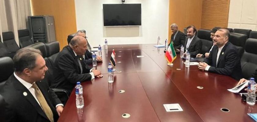 وزير الخارجية المصري يلتقي نظيره ا لإيراني على هامش القمة الإسلامية ببانجول