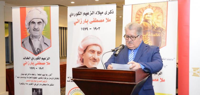 في احتفالية بارزاني.. اتفاق كردي مع الموقف المصري الرافض لتهجير الفلسطينيين
