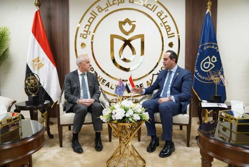 دراسة بدء  برنامج توأمة بين مستشفى سيدني للأطفال في أستراليا ومستشفى النصر التخصصي للأطفال ببورسعيد والأقسام المتخصصة لعلاج الأطفال بمنشآت الهيئة