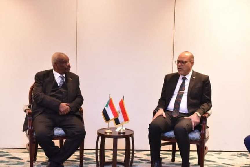 وزير العمل يناقش مع نظيره السوداني تفعيل التعاون المشترك وتبادل الخبرات في مجالات التدريب المهني