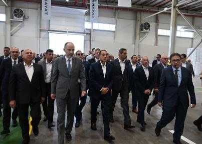 رئيس الوزراء يفتتح توسعات شركة ”هيات إيجيبت للمنتجات الصحية” بنطاق المطور الصناعي أوراسكوم بالسخنة.. باستثمارات 60 مليون دولار