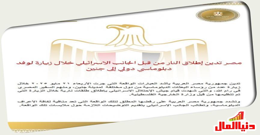 بيان الخارجية المصرية