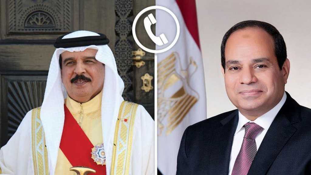 أجرى السيد الرئيس عبد الفتاح السيسي اتصالاً هاتفياً اليوم بجلالة الملك حمد بن عيسى آل خليفة، ملك البحرين.