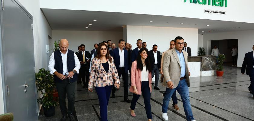 افتتاح  المركز التكنولوجي لخدمة المواطنين بجهاز مدينة العلمين الجديدة