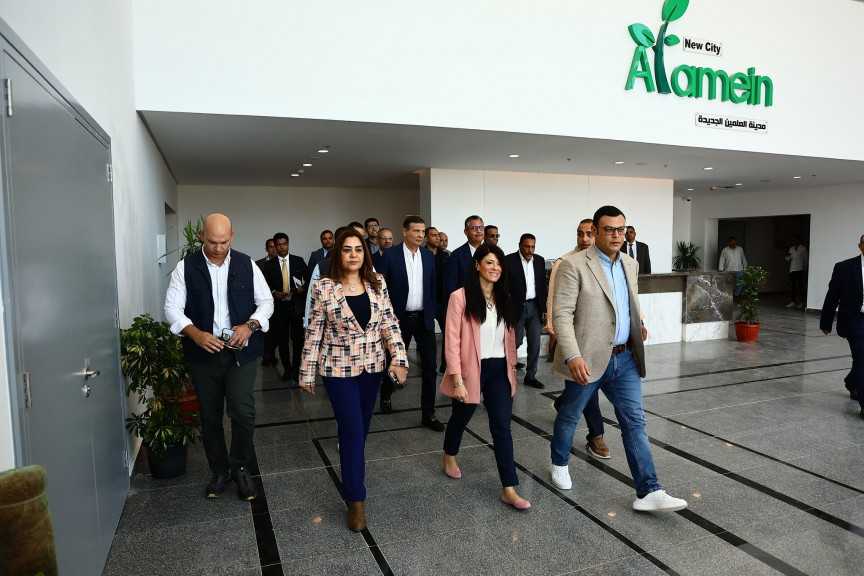 افتتاح  المركز التكنولوجي لخدمة المواطنين بجهاز مدينة العلمين الجديدة