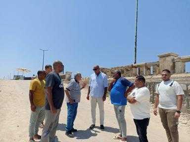 المهندس هشام نصر يتفقد مصيف مطروح ويتابع خطة استغلال الأرض الجديدة