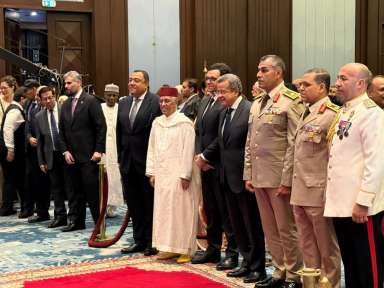 السفارة المغربية بالقاهرة تحتفل باليوم الوطنى