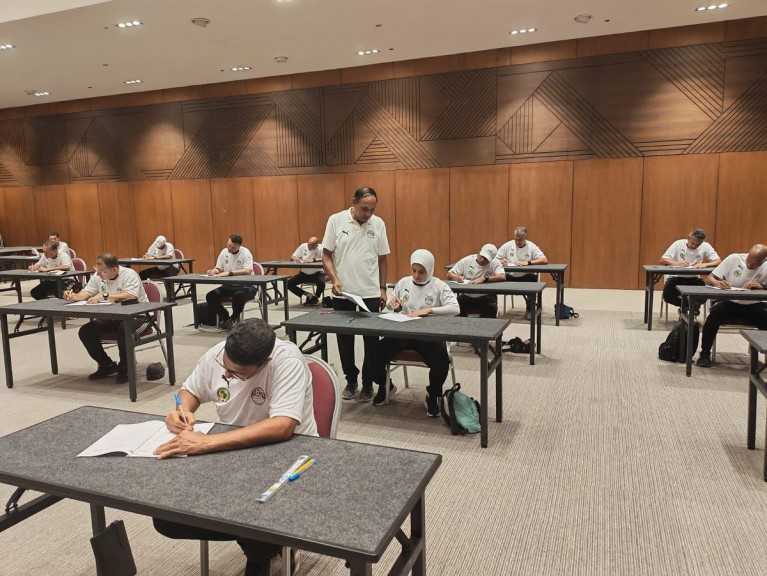 24 مدرباً يخوضون امتحانات دبلومه التدريب الأفريقية للحصول على الرخصة A5