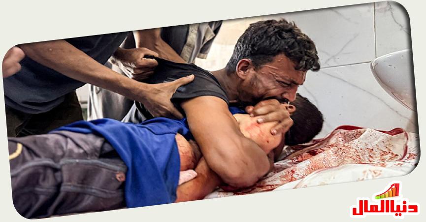 أب فلسطيني يفجع في طفلة الشهد
