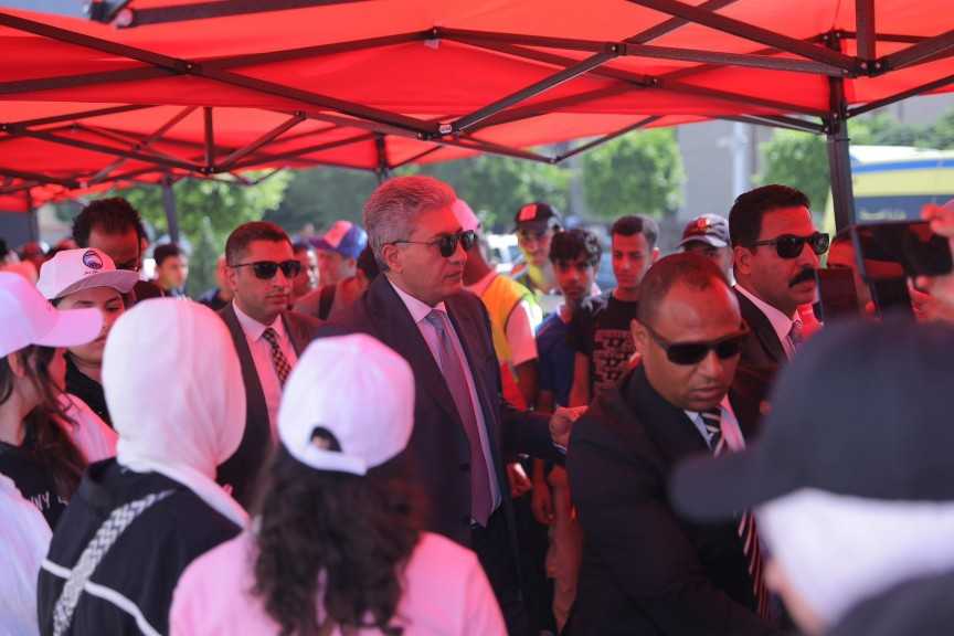 وزير السياحة والآثار يدلي بصوته في انتخابات مجلس الشيوخ