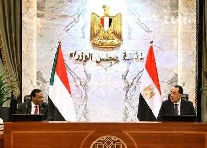 البيان المصري السوداني المشترك عقب زيارة رئيس الوزراء الانتقالي للقاهرة